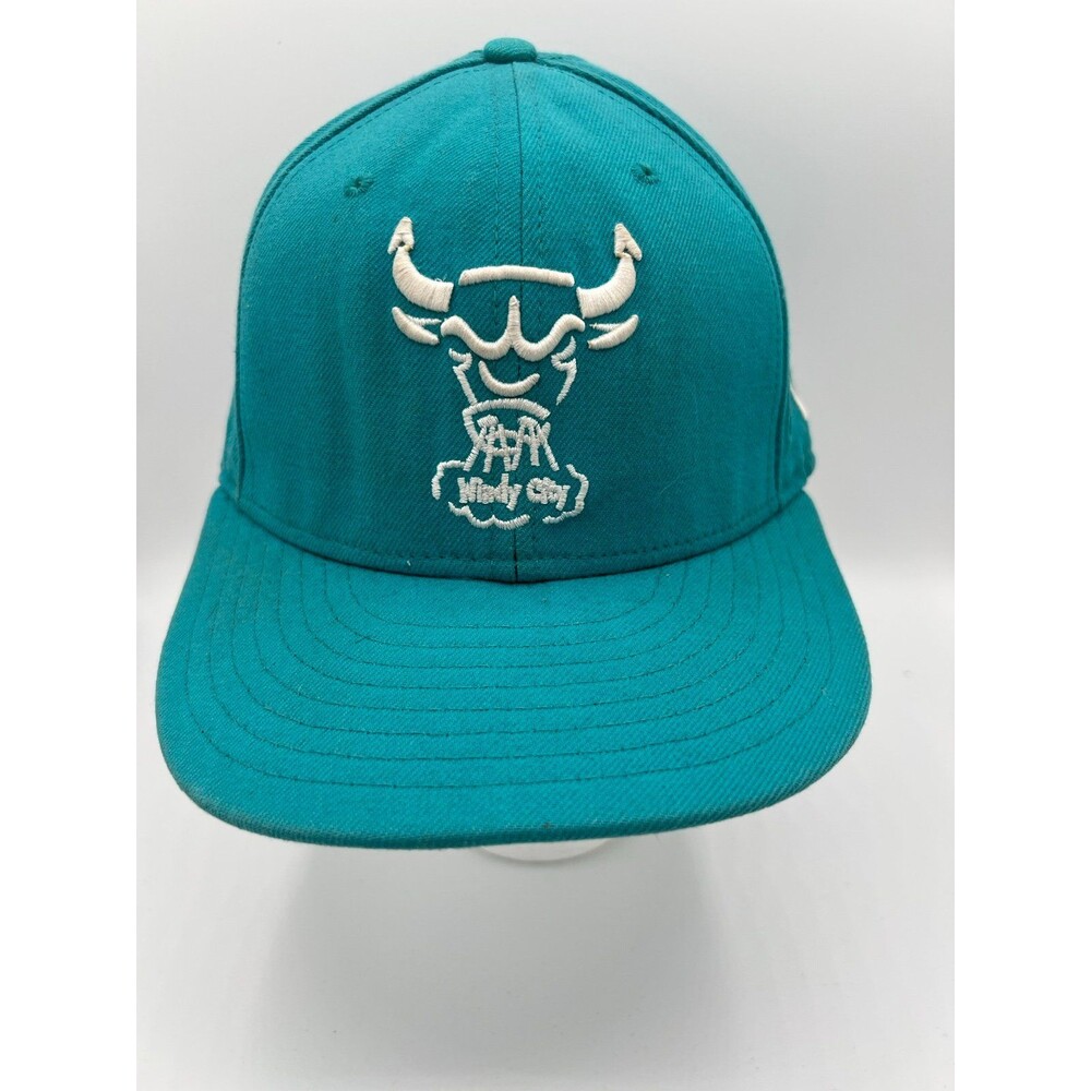 New Era 59FIFTY Chicago Bulls Augusta Green Script Fitted Hat - Size 7 1/2